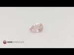 Load and play video in Gallery viewer, Regal Pear Shape Peach Sapphire 2.07ct
