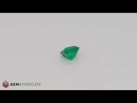 Knockout Emerald Cut Green Emerald 1.61ct
