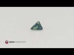 Load and play video in Gallery viewer, Glamorous Triangle Teal Sapphire 1.06ct
