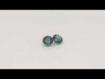 Load and play video in Gallery viewer, Splendid Round Teal Sapphire Pair 1.50ctw
