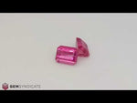 Load and play video in Gallery viewer, Wonderful Emerald Cut Pink Tourmaline Pair 8.09ctw
