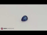 Load and play video in Gallery viewer, Sophisticated Pear Shape Blue Sapphire 2.02ct
