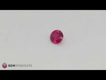 Load and play video in Gallery viewer, Exquisite Round Ruby 1.19ct
