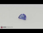 Load and play video in Gallery viewer, Whimsical Half Moon Purplish/Blue Tanzanite 1.60ct
