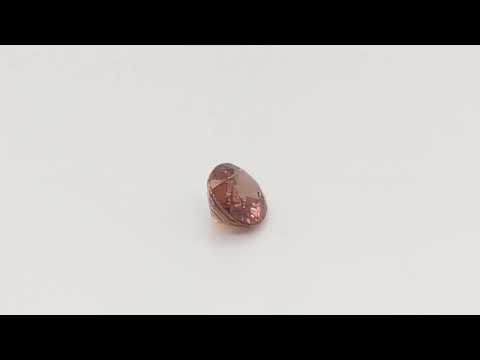 Thrilling Oval Terracotta Sapphire 2.46ct