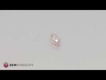 Load and play video in Gallery viewer, Unique Elongated Hexagon Peach Sapphire 1.34ct
