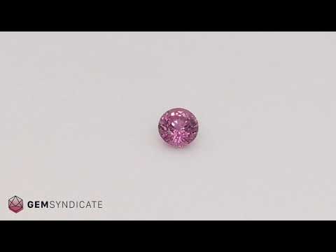 Beautiful Round Pink Sapphire 1.28ct