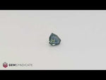 Load and play video in Gallery viewer, Smashing Shield Teal Sapphire 1.12ct
