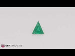 Load and play video in Gallery viewer, Luxurious Triangle Shape Green Emerald 1.15ct

