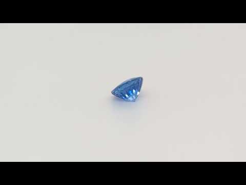 Elegant Round Blue Sapphire 1.04ct