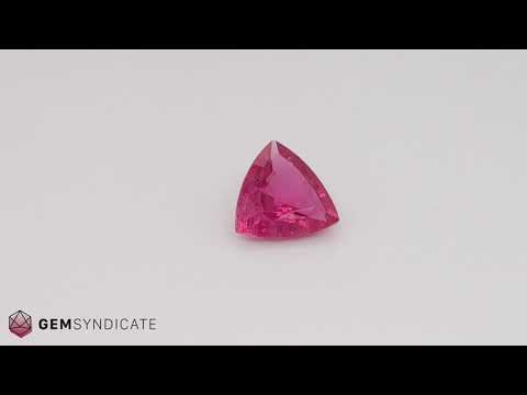 Magnificent Trillion Pink Tourmaline 7.51ct