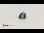 Load and play video in Gallery viewer, Amazing Pear Shape Teal Sapphire 2.89ct
