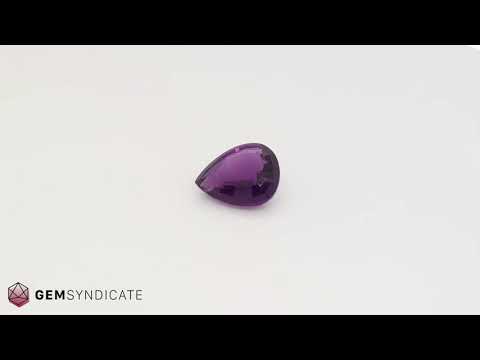 Lovely Pear Shaped Purple Amethyst 6.23ct