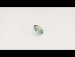 Load and play video in Gallery viewer, Unique Round Parti Sapphire 1.01ct
