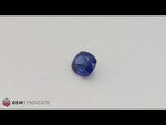 Load and play video in Gallery viewer, Alluring Cushion Blue Sapphire 3.17ct
