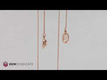 Load and play video in Gallery viewer, Delicate Oregon Sunstone Threader Earrings
