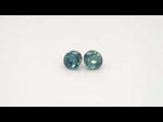 Load and play video in Gallery viewer, Exclusive Round Teal Sapphire Pair 2.52ctw
