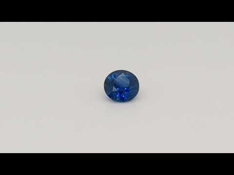 Glamorous Round Blue Sapphire 1.10ct